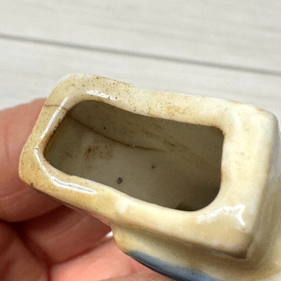 Vintage Dog Figurine Flower Vase Bud Planter Collectible Puppy Decor - Picture 8 of 10